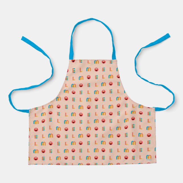 Modern Elmo Pattern Apron (Front)