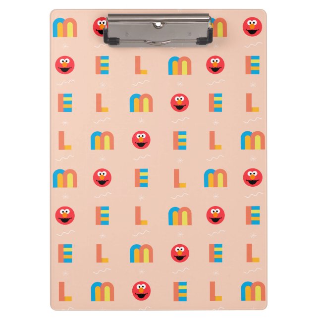 Modern Elmo Pattern Clipboard (Front)
