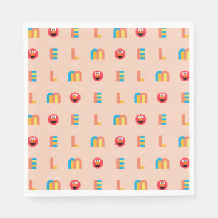 Modern Elmo Pattern Napkin