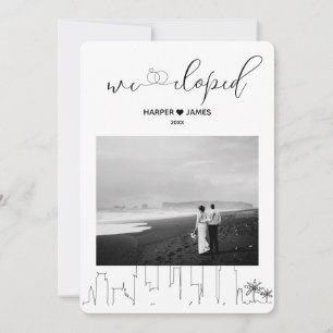 Modern Elopement Announcement   Los Angeles