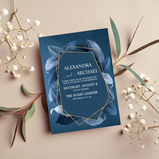 Modern Emerald Blue Tropical Destination Wedding Invitation (Creator Uploaded)