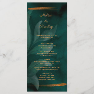 modern emerald green and leaves program