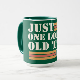 Modern Emotional Quote Orange Yellow Line Mug