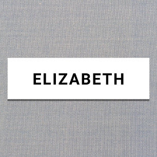 Modern Employee Name Tag