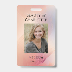 Modern Employee Photo ID Badge