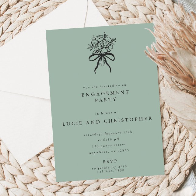 Modern Engagement Party Invitation (Creator Uploaded)