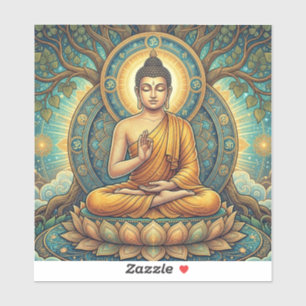 Modern Enlightenment: Sukiti Buddha Peace Sticker