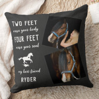 Modern Equine Photo Personalised Horse Lover