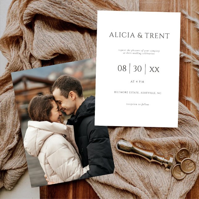 Modern Estate Wedding Invitation | Elegant Minimal (Creator Uploaded)