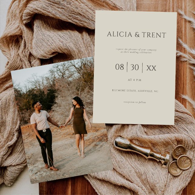 Modern Estate Wedding Invitation | Elegant Minimal (Creator Uploaded)
