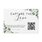 Modern Eucalyptus Capture The Love QR code