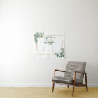 Modern Eucalyptus Foliage Gold Frame Wedding Prop