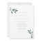 Modern Eucalyptus Greenery Wedding Invitation