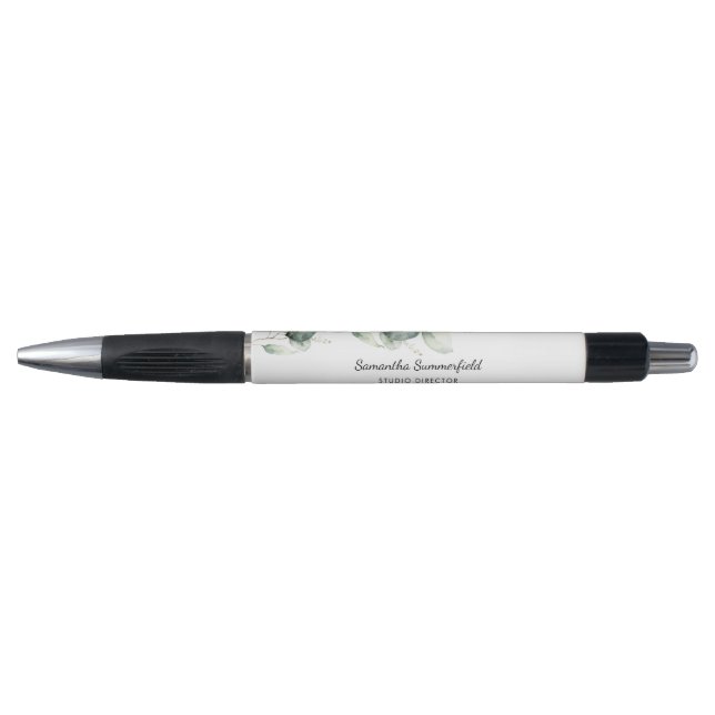 Modern Eucalyptus Minimalist Elegant Script (Front)