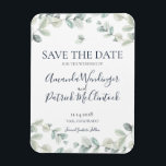 Modern Eucalyptus Wedding Save the Date Magnets<br><div class="desc">Modern Eucalyptus Wedding Save the Date Magnets</div>