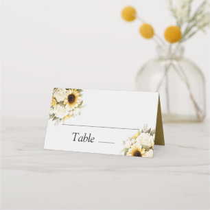 modern Eucalyptus wild Floral Botanical Wedding Place Card