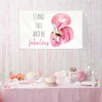 Modern Exotic Stand Tall And BE Fabulous Flamingo
