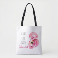 Modern Exotic Stand Tall And BE Fabulous Flamingo