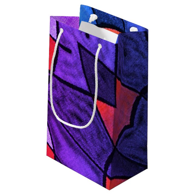 Modern Expressionism Small Gift Bag (Back Angled)