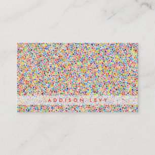 Modern Expressionist Art Watercolor Painting Appointment Card