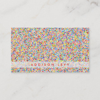 Modern Expressionist Art Watercolor Painting Appointment Card