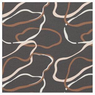 Modern expressive geometric basic bold circles fabric