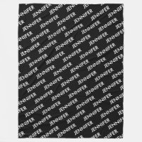 Modern Extravagant You Name It Personalised Black