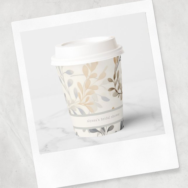 Modern Fall Foliage Paper Cups (Creator Uploaded)
