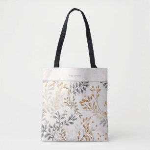 Modern Fall Foliage Tote Bag