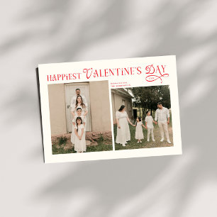 Modern Family 5 Photos Happiest Valentines Day Holiday Card