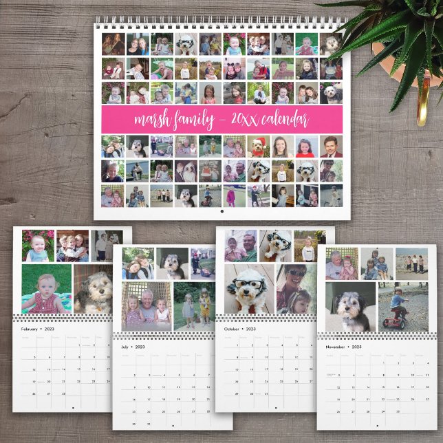 Modern Family 60 Photo - Hot Pink Custom Calendar (Creator Uploaded)