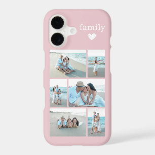 Modern Family 6 Photo Blush Pink