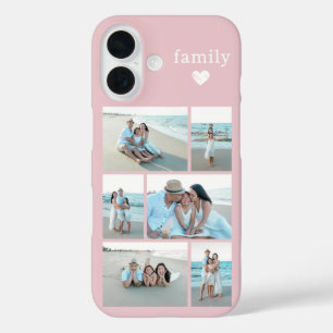 Modern Family 6 Photo Blush Pink iPhone 16 Case