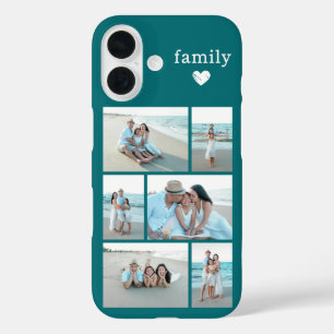 Modern Family 6 Photo Teal iPhone 16 Case