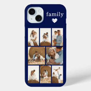 Modern Family 8 Photo Navy Blue iPhone 15 Mini Case