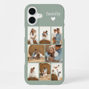 Modern Family 8 Photo Sage Green iPhone 16 Plus Case