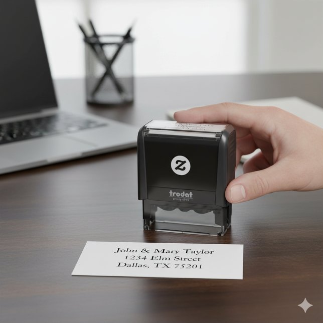 Modern Family Address Self Inking Stamp Design (Modern Family Address Self Inking Stamp Design)