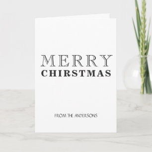 Modern Family Christmas Greeting Card