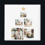 Modern Family Christmas Tree Photo With Star Magnet<br><div class="desc">Capture the magic of your family's holiday moments with our "Modern Family Christmas Tree with Photo" personalized keepsake.Transform your family's special memories into a one-of-a-kind holiday keepsake with our "Modern Family Christmas Tree with Photo" ornament from Zazzle. Order yours today and make this holiday season truly memorable!</div>