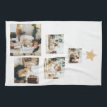 Modern Family Christmas Tree Photo With Star Tea Towel<br><div class="desc">Capture the magic of your family's holiday moments with our "Modern Family Christmas Tree with Photo" personalised keepsake.Transform your family's special memories into a one-of-a-kind holiday keepsake with our "Modern Family Christmas Tree with Photo" ornament from Zazzle. Order yours today and make this holiday season truly memorable!</div>