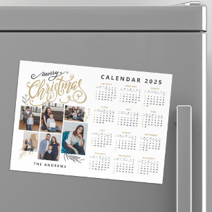 Modern Family Collage Photo Christmas Calendar