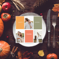 Modern Family Collage Photo | Happy Thanksgiving