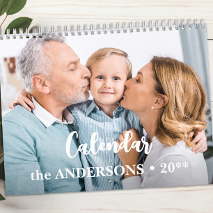 Modern Family Custom Photos Create Your Own 2026  Calendar