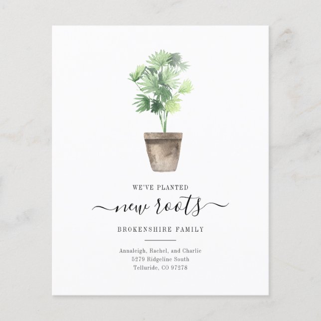 Modern Family Moving Announcement (Front)