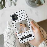 Modern  Family Photo & Black Dots Beauty Gift iPhone 11 Case<br><div class="desc">Modern  Family Photo & Black Dots Beauty Gift</div>