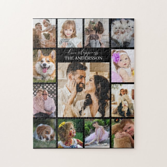 Modern Family PHOTO Collage 13 Picture and Persona Jigsaw Puzzle (Vertical)