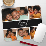 Modern Family Photo Collage Mouse Pad<br><div class="desc">Transform your workspace with a personalised mouse pad using this dynamic photo collage template. Effortlessly add your favourite pictures,  the year,  your family name,  and any custom text you desire. Make it uniquely yours!</div>
