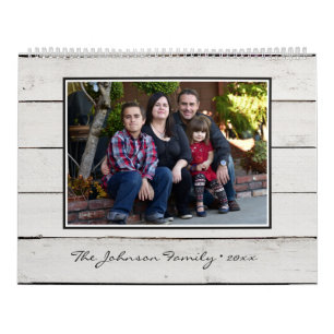 Modern Family Photo Custom  Calendar