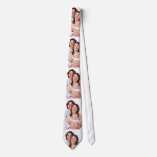 Modern Family Photo Custom Personalized Tie