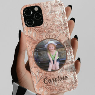 Modern Family Photo Floral iPhone 16 Pro Max Case